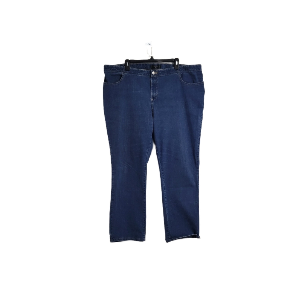 Lee  Riders  Women's 20W Petite    Jeans  High-Rise  Straight Leg  Blue